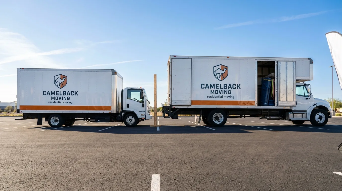 Moving truck size capacity guide in Clarksville